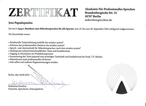 Mikrofonsprechen Mikrofonsprechen